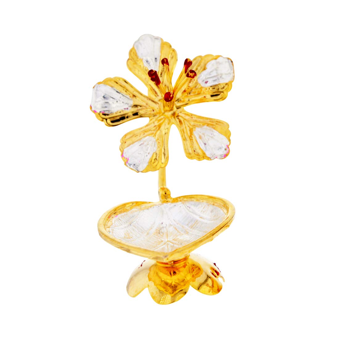 Sri Jagdamba Pearls Dealer Silver Diya (Silver_5 x 6.5 cm)